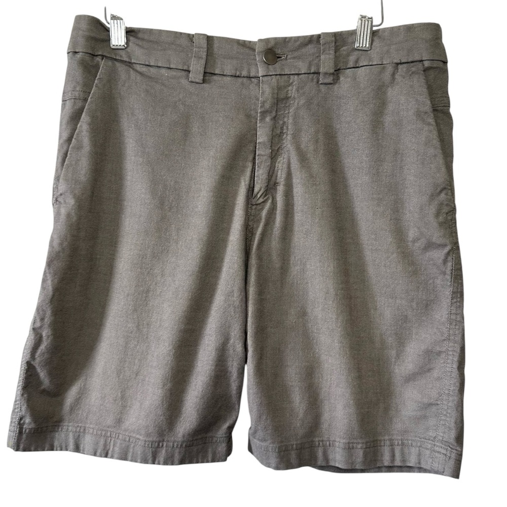 Lululemon Men’s Charcoal Gray Cotton  9” Inseam Style #M7934SE Shorts- Size 32